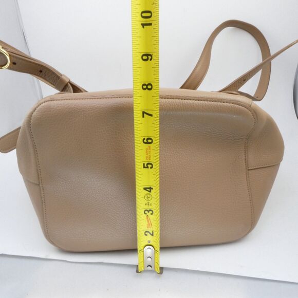 Cuyana Women’s Leather Backpack 13-inc - Cappuccino Missing 1 Metal Button See main image 14